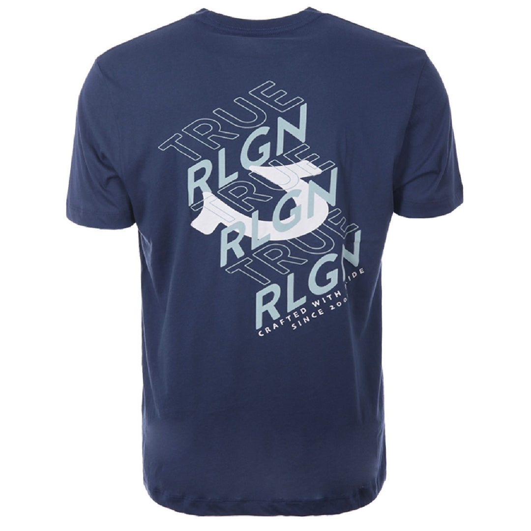 True Religion Slant Tr Navy T Shirt