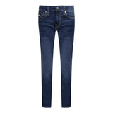 True Religion Rocko Big T Flap Blue Jeans