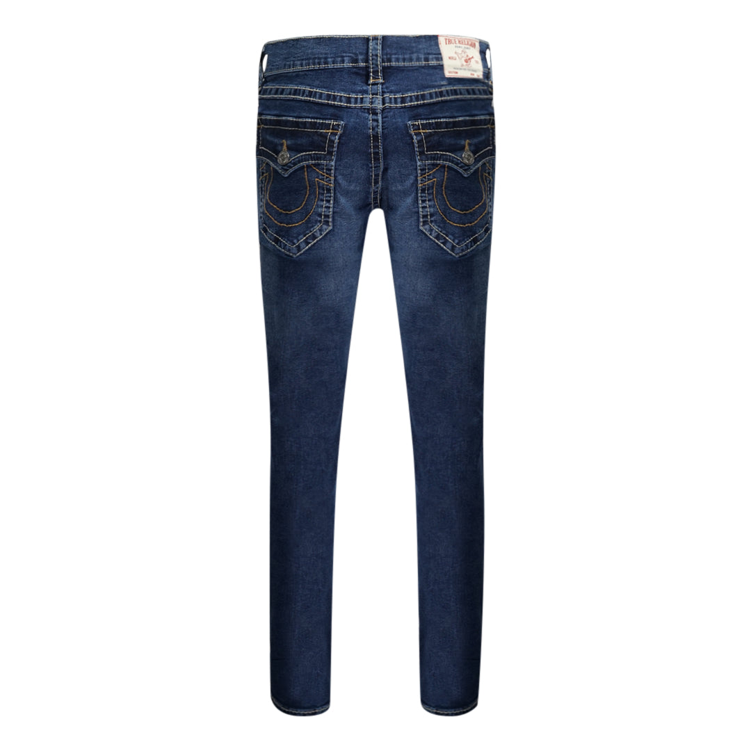 True Religion Rocko Big T Flap Blue Jeans