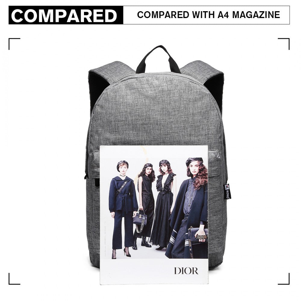 Kono Durable Polyester Everyday Backpack - E1930