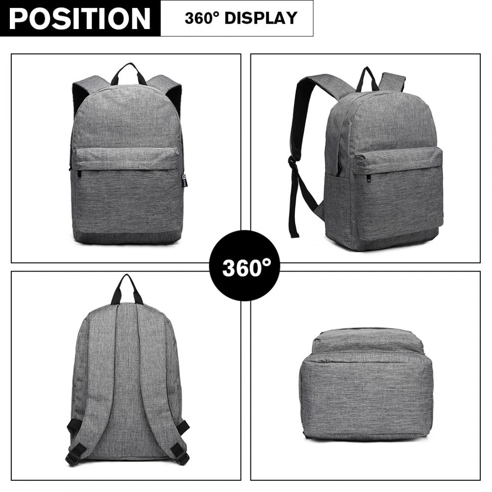 Kono Durable Polyester Everyday Backpack - E1930