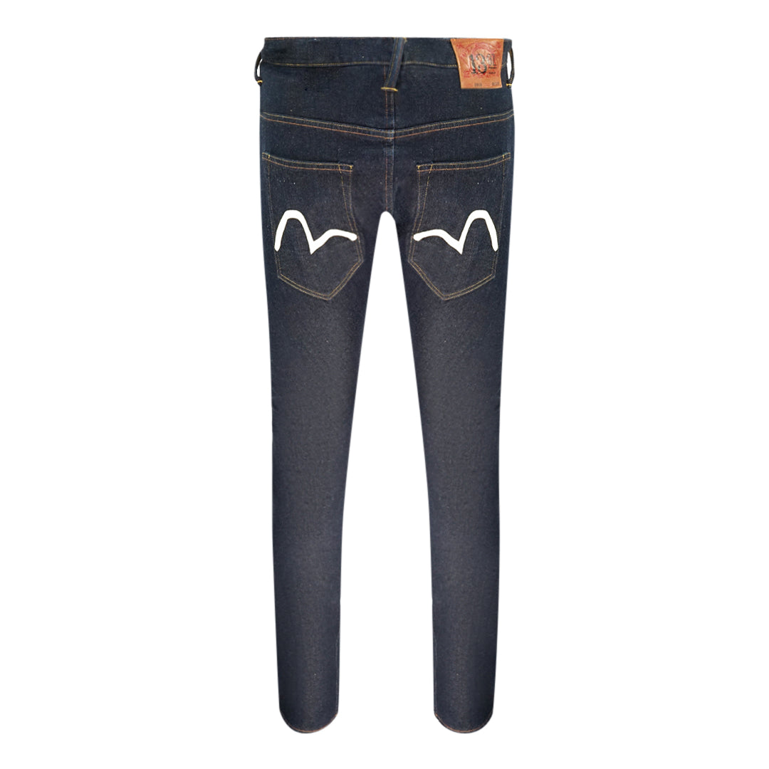 Evisu 2018 Yamato Military Drop Crotch Blue Jeans