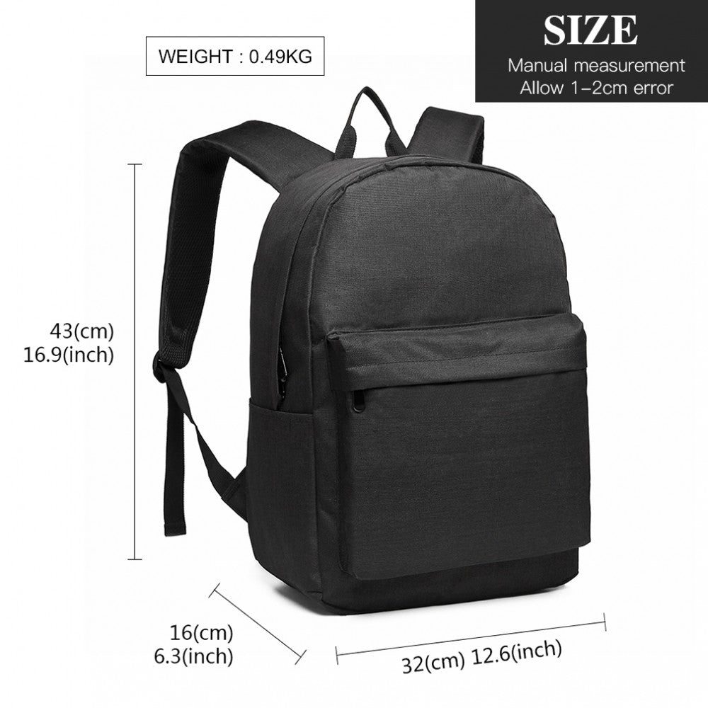 Kono Durable Polyester Everyday Backpack - E1930