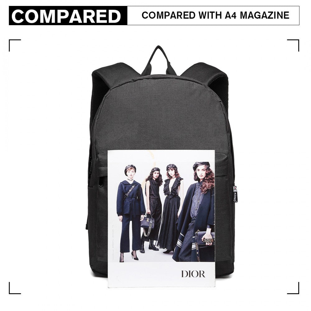 Kono Durable Polyester Everyday Backpack - E1930
