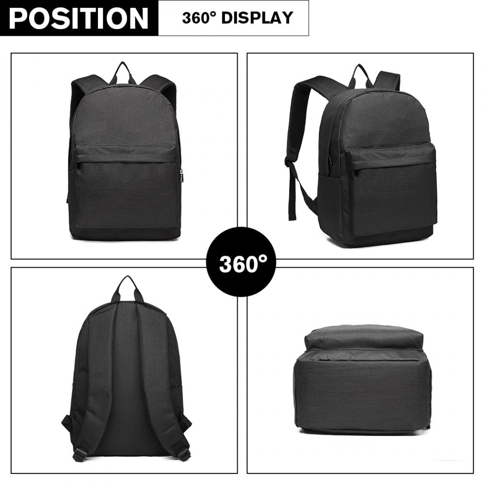 Kono Durable Polyester Everyday Backpack - E1930