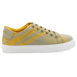 BURBERRY 8077381 Burberry Albridge Lace Up Sneakers HUNTER IP CHECK (Beige) TRAINERS Womens UK 7