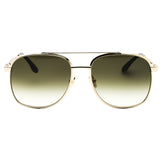 Victoria Beckham Vb233S 714 Gold/Smoke Gradient Sunglasses Female One Size