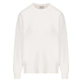 Moncler Detailed Logo On Back White Sweatshirt 8G00031809KX 034