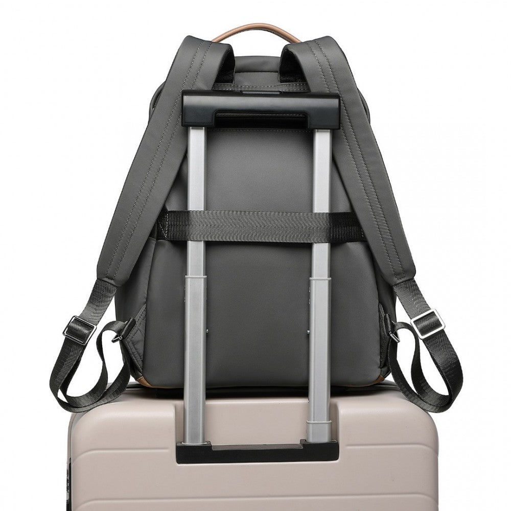 Miss Lulu Stylish Women’s Backpack with Laptop Sleeve, Multiple Pockets and Trolley Sleeve - BPM2431