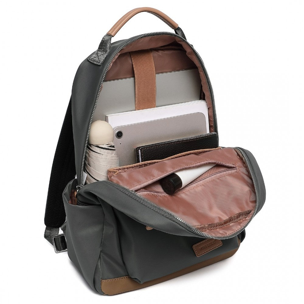 Miss Lulu Stylish Women’s Backpack with Laptop Sleeve, Multiple Pockets and Trolley Sleeve - BPM2431