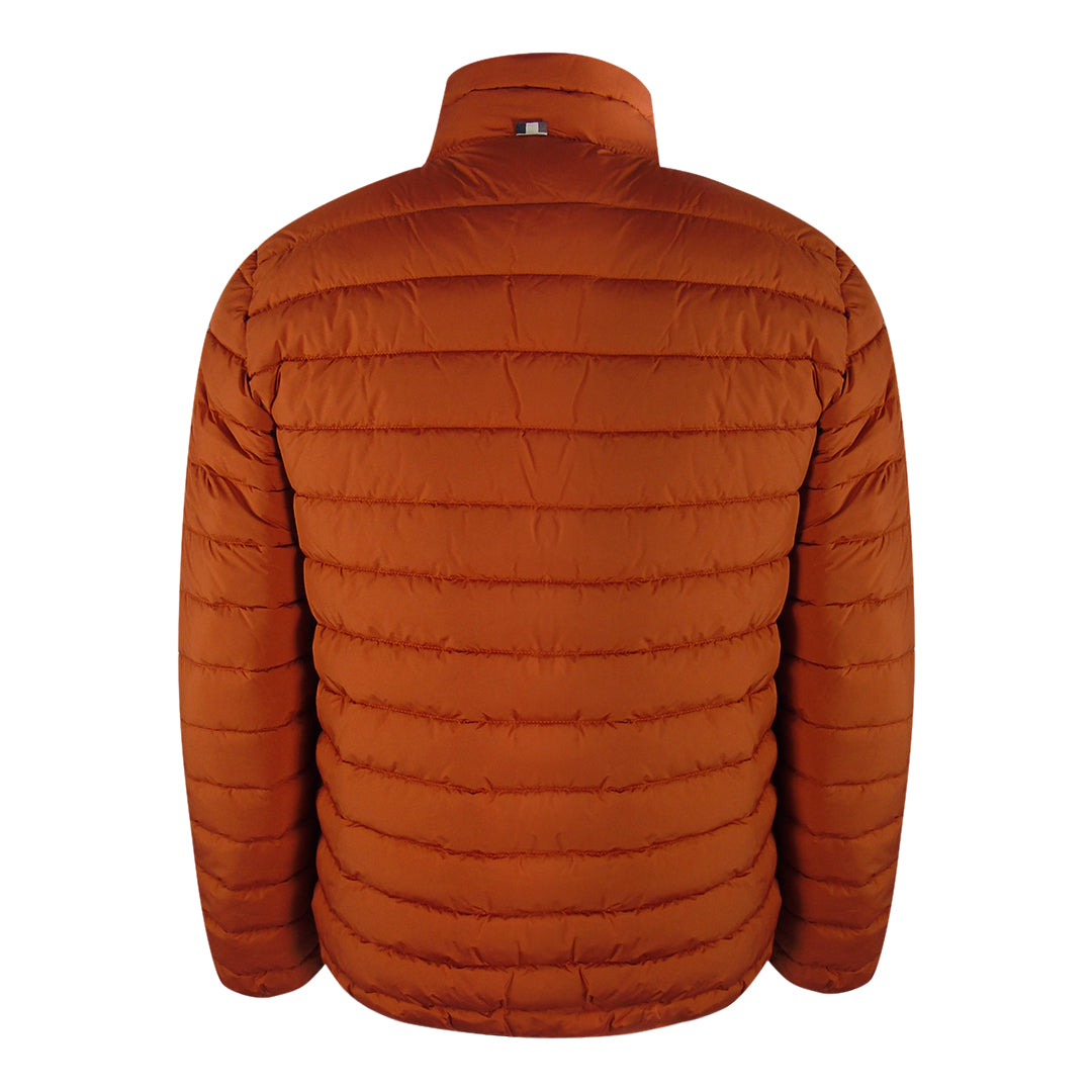 Aquascutum Active 100Grock Neck Jacket Rust Jk012 23 Orange Jacket Male