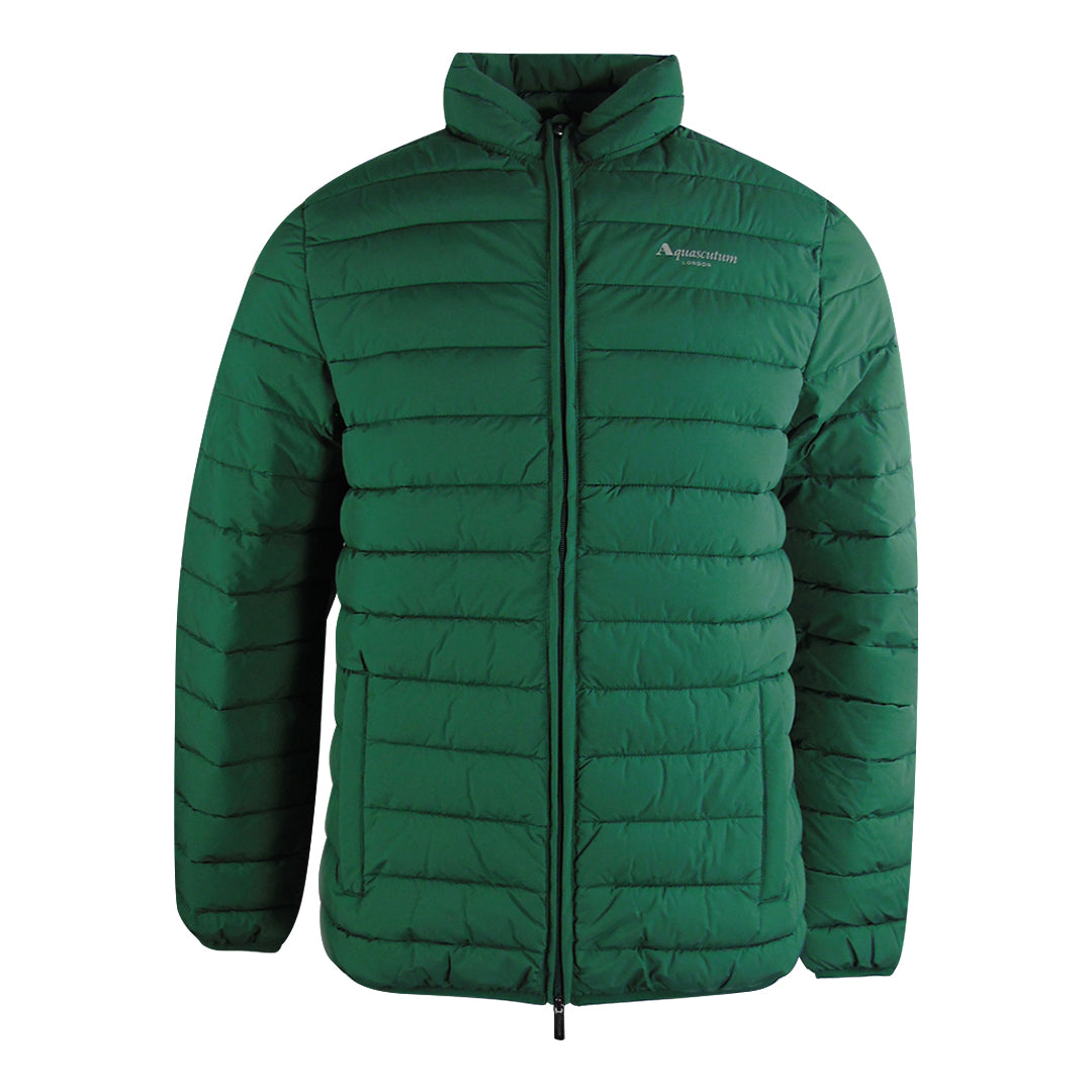 Aquascutum Active 100Grock Neck Jacket Hunter Green Jk012 27 Green Jacket Male