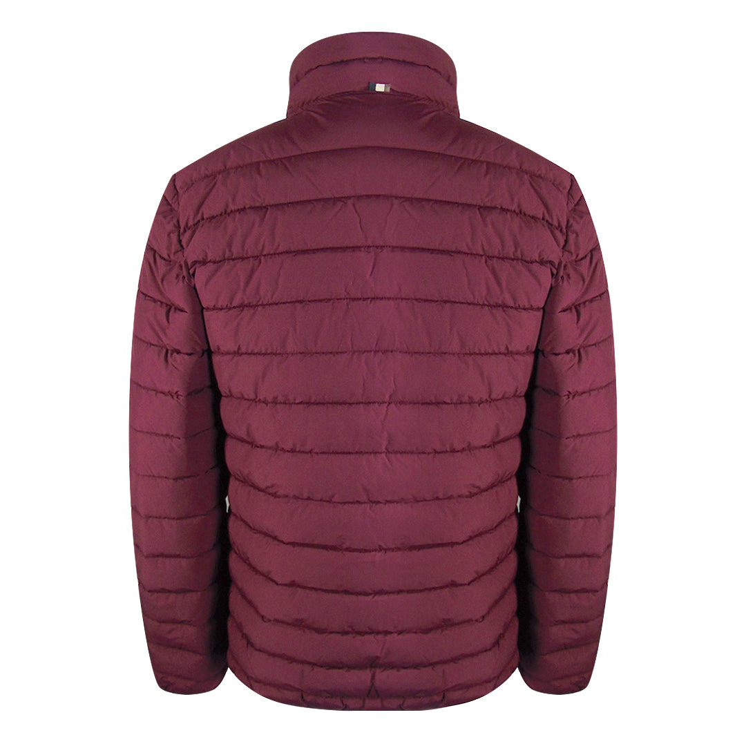 Aquascutum Active 100Grock Neck Jacket Cordovan Jk012 26 Burgundy Jacket Male