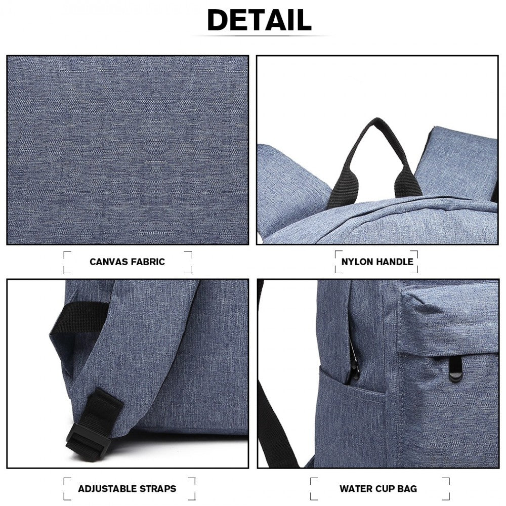 Kono Durable Polyester Everyday Backpack - E1930