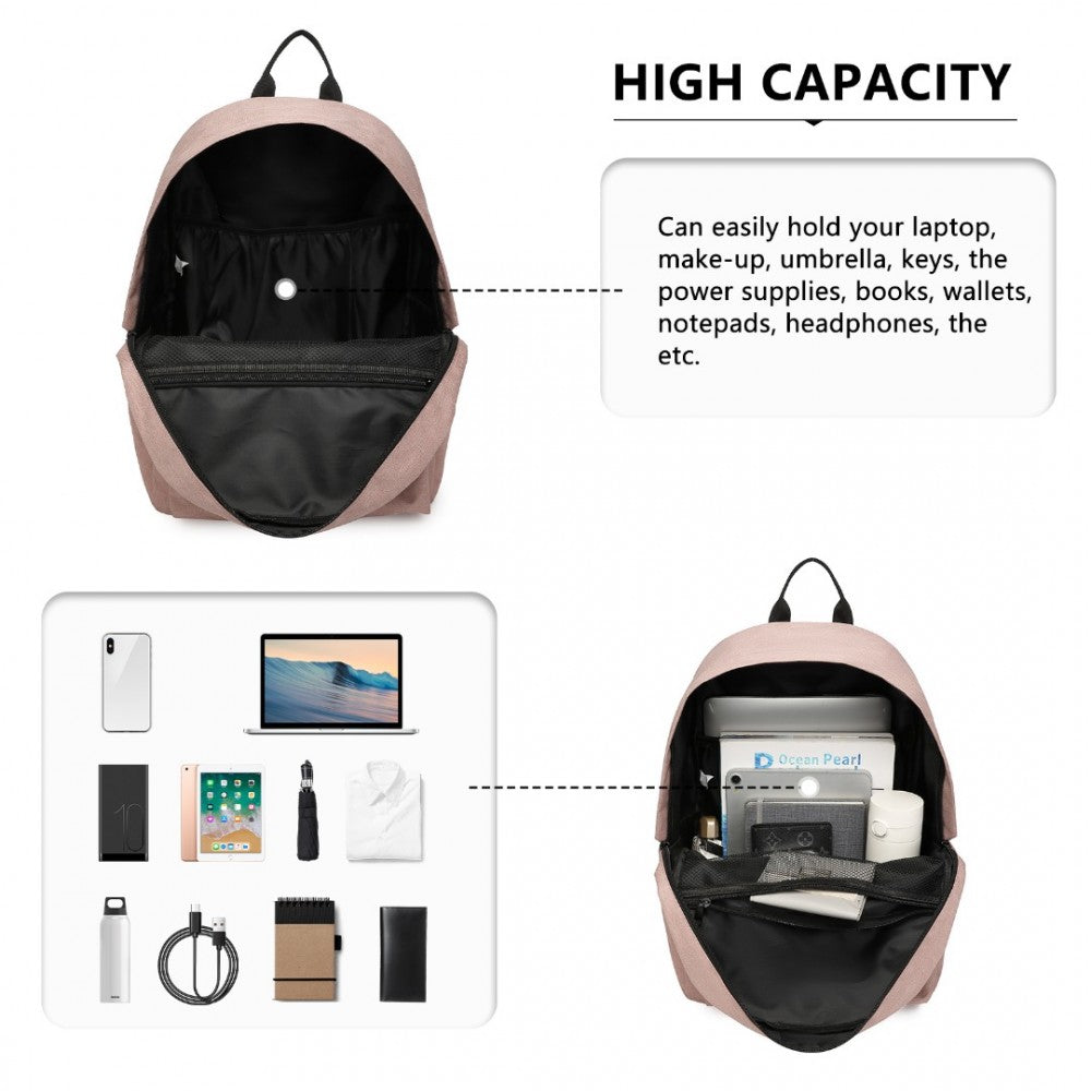 Kono Durable Polyester Everyday Backpack - E1930