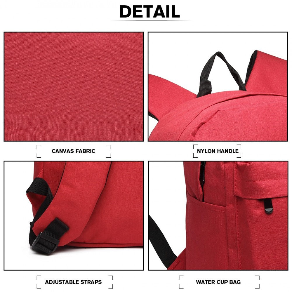 Kono Durable Polyester Everyday Backpack - E1930