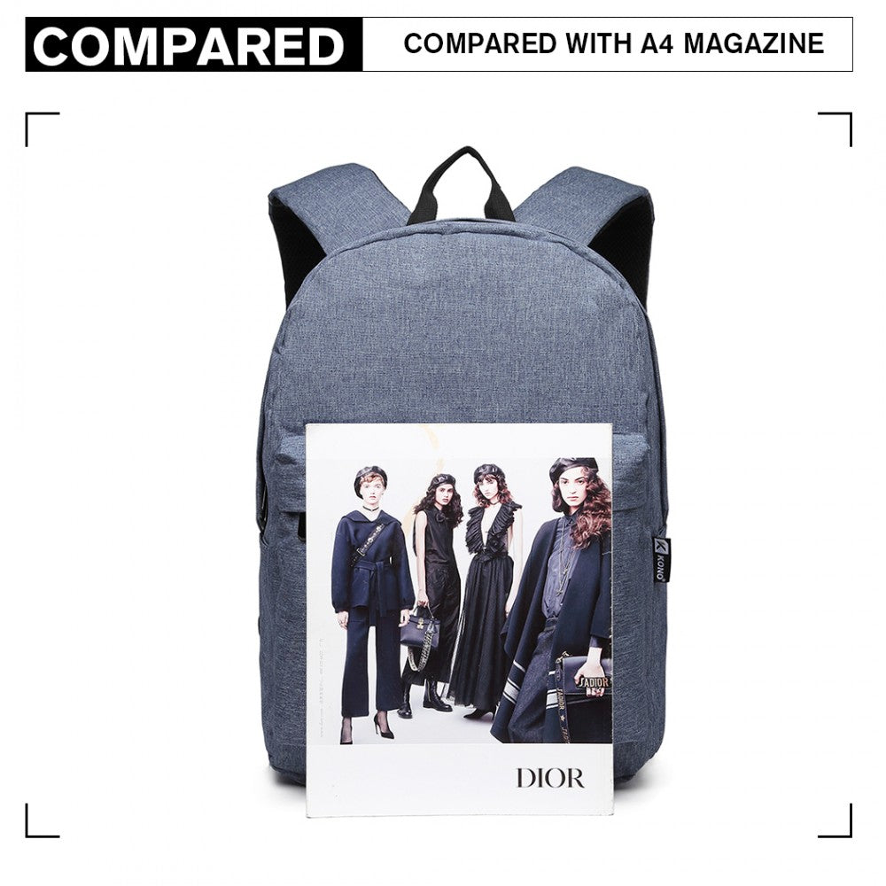Kono Durable Polyester Everyday Backpack - E1930