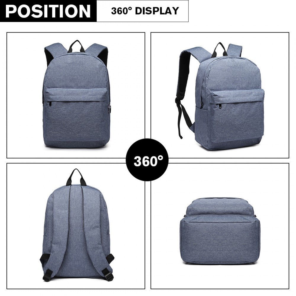 Kono Durable Polyester Everyday Backpack - E1930