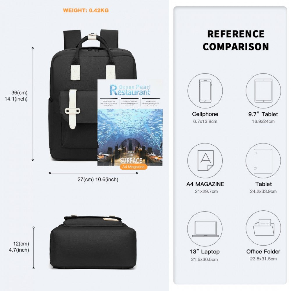 Kono Casual Lightweight Travel Backpack - EB2211