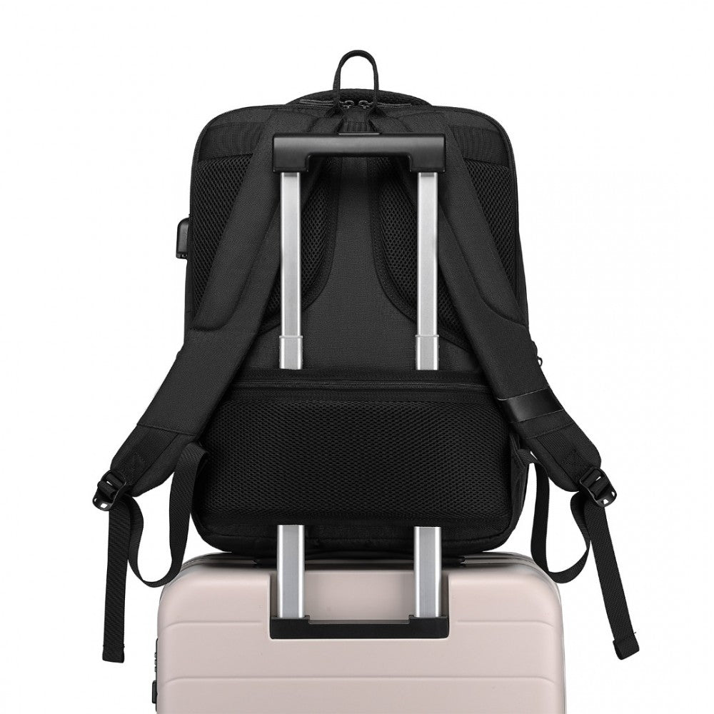 Kono Multi-Compartment Backpack With USB Port - EM2111