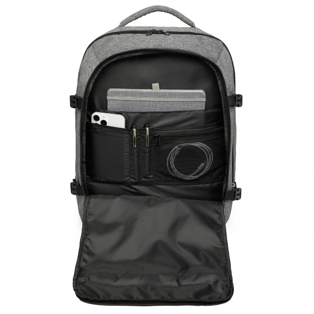Kono Multi-Level Travel Backpack – High-Capacity Cabin Bag -EM2232
