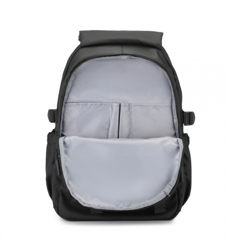 Kono Urban Water-Resistant Backpack – PVC Coated, Reflective Straps & Multi-Compartment Design - EQ2416