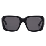 Tom Ford Ryder Smoke Lens Shiny Black Sunglasses One Size
