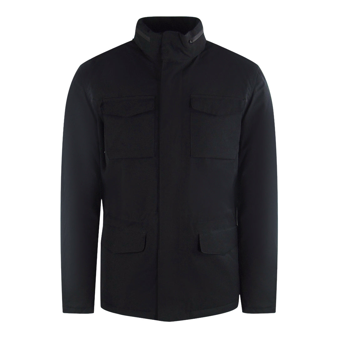 Aquascutum Active Field Jacket Black Jk002 16 Black Jacket Male