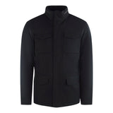 Aquascutum Active Field Jacket Black Jk002 16 Black Jacket Male