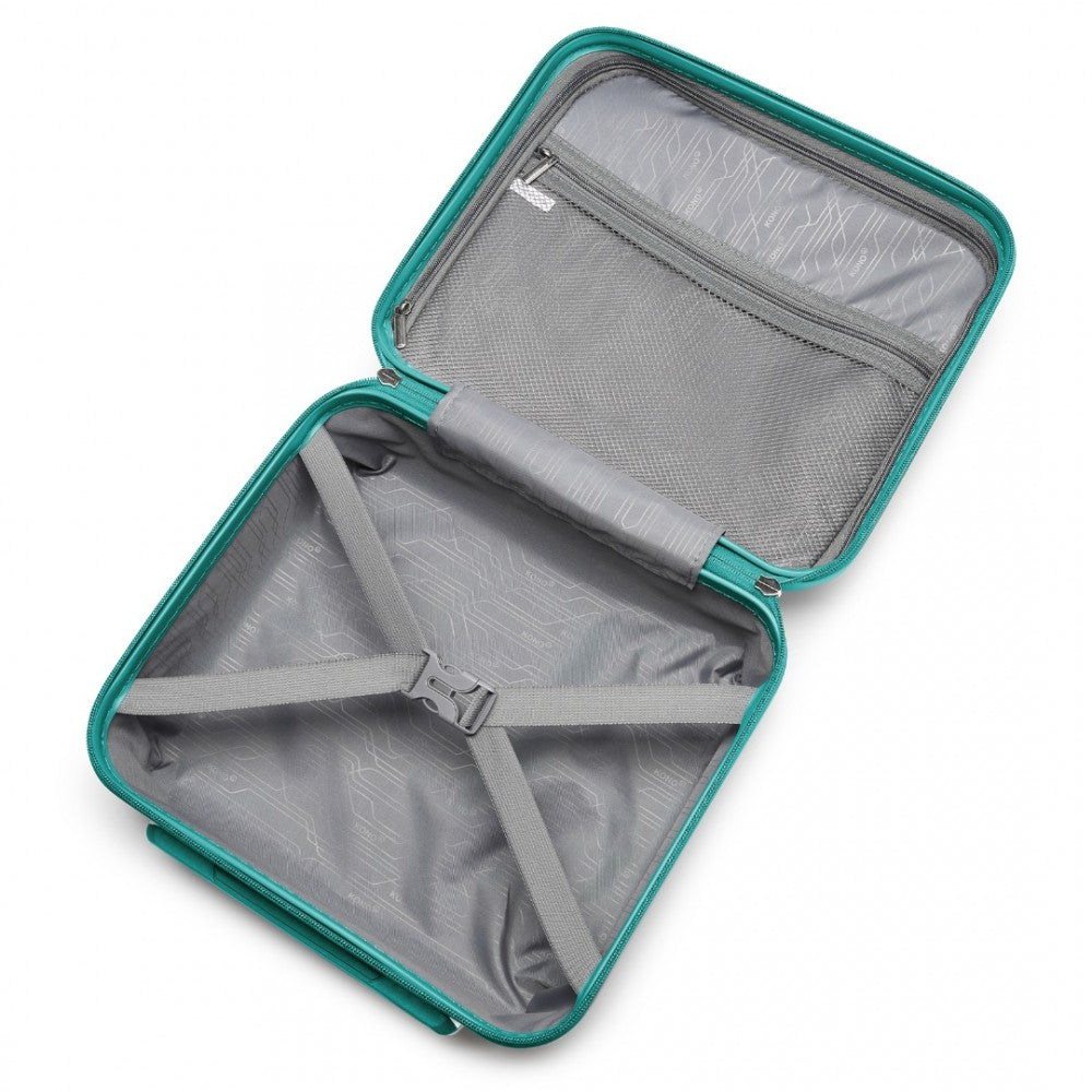 Kono 14" Hard Shell Vanity Case – Bright & Durable PP Travel Case - K2092L