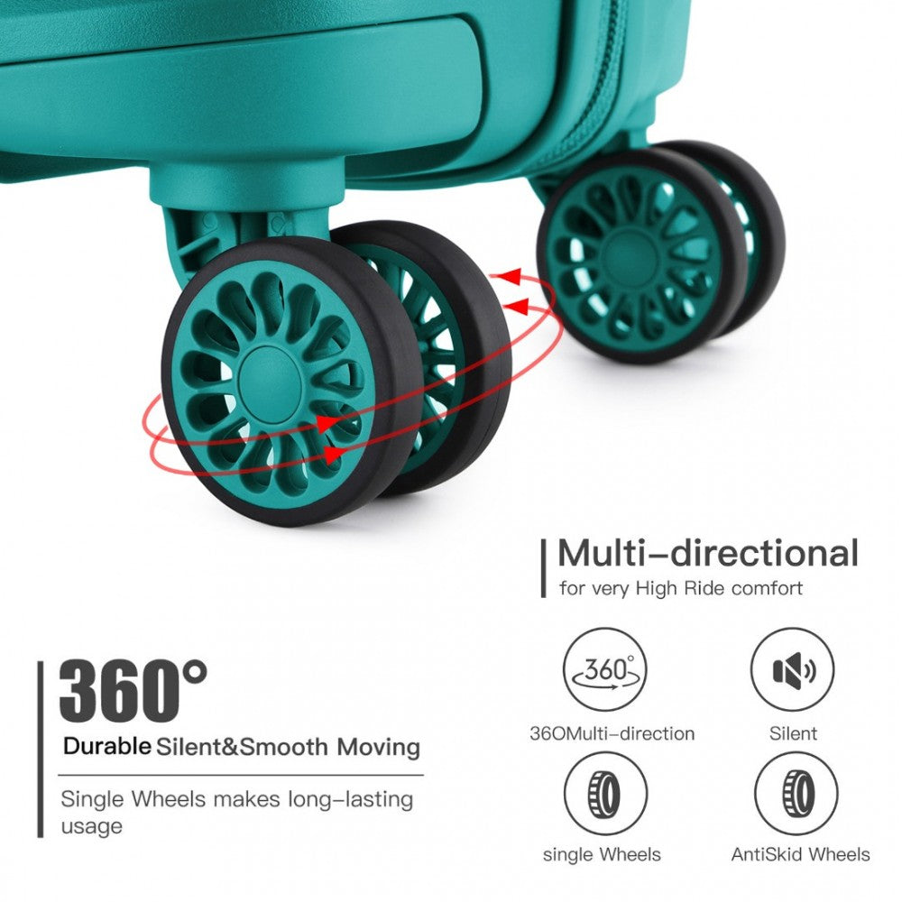 Kono 28" Hard Shell Suitcase – Bright & Durable PP Luggage (Classic Collection) - K2092L
