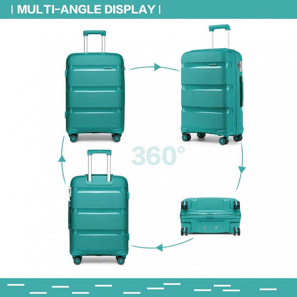 Kono 28" Hard Shell Suitcase – Bright & Durable PP Luggage (Classic Collection) - K2092L