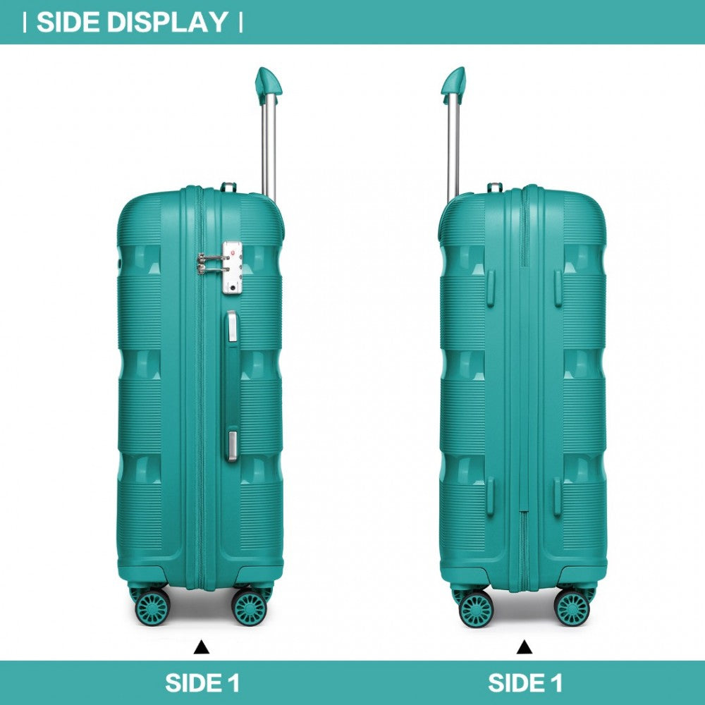 Kono 28" Hard Shell Suitcase – Bright & Durable PP Luggage (Classic Collection) - K2092L