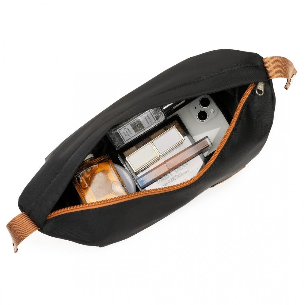 British Traveller 20" Polypropylene Cabin Suitcase Set – Includes Travel Tote & Cosmetic Pouch - K2392L+S2366