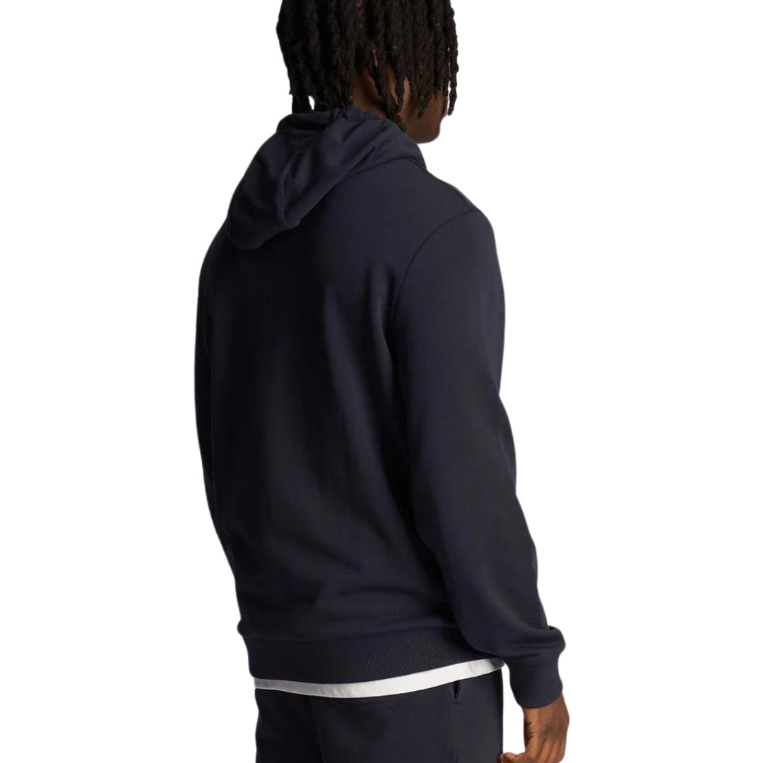 Lyle Scott Club Emblem Dark Navy Hoodie Ml2024V Z271