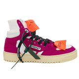 Off White Off Court 3 0 Fuchsia High Top Leather Sneakers Owia112F22Lea0010132