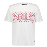Amiri MA Paisley Logo White T-Shirt XL
