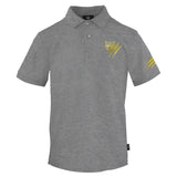 Plein Sport Small Tiger Scratch Logo Grey Polo Shirt S