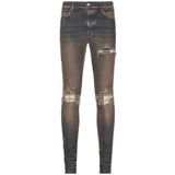 Amiri MX1 Plaid Dark Indigo Blue Jeans W32 / 32L