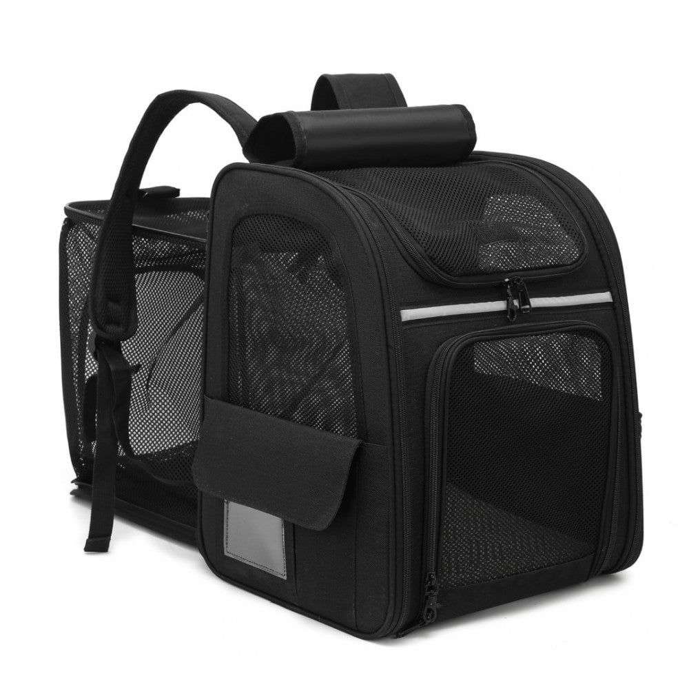 Dogat Expandable Foldable Pet Backpack Carrier – Ventilated & Secure Travel Bag - PTD2441