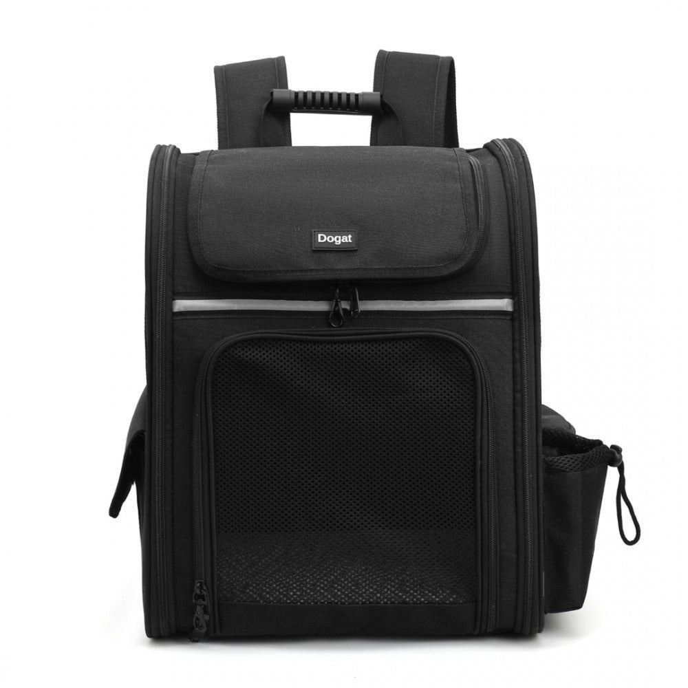 Dogat Expandable Foldable Pet Backpack Carrier – Ventilated & Secure Travel Bag - PTD2441