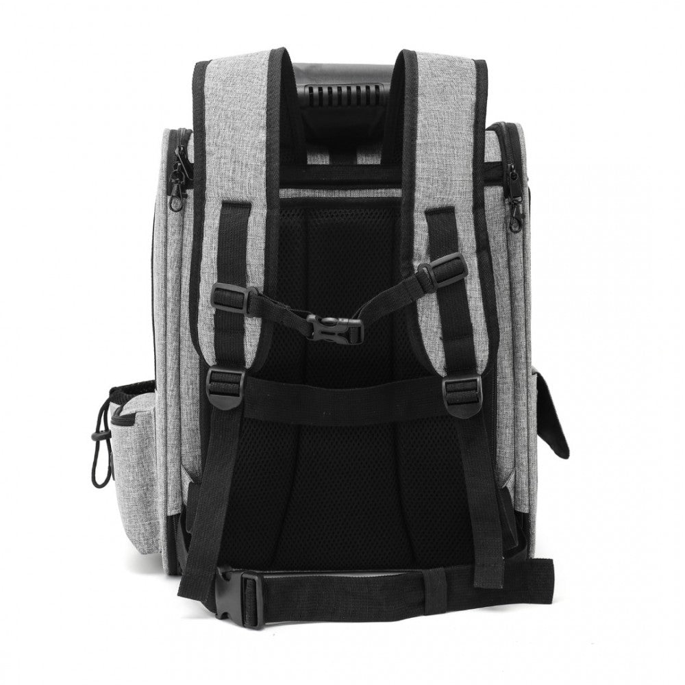 Dogat Expandable Foldable Pet Backpack Carrier – Ventilated & Secure Travel Bag - PTD2441