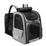Dogat Expandable Foldable Pet Backpack Carrier – Ventilated & Secure Travel Bag - PTD2441