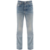 Amiri Stack Kick Flare Leg Clay Indigo Blue Jeans W31 L32 / 32L