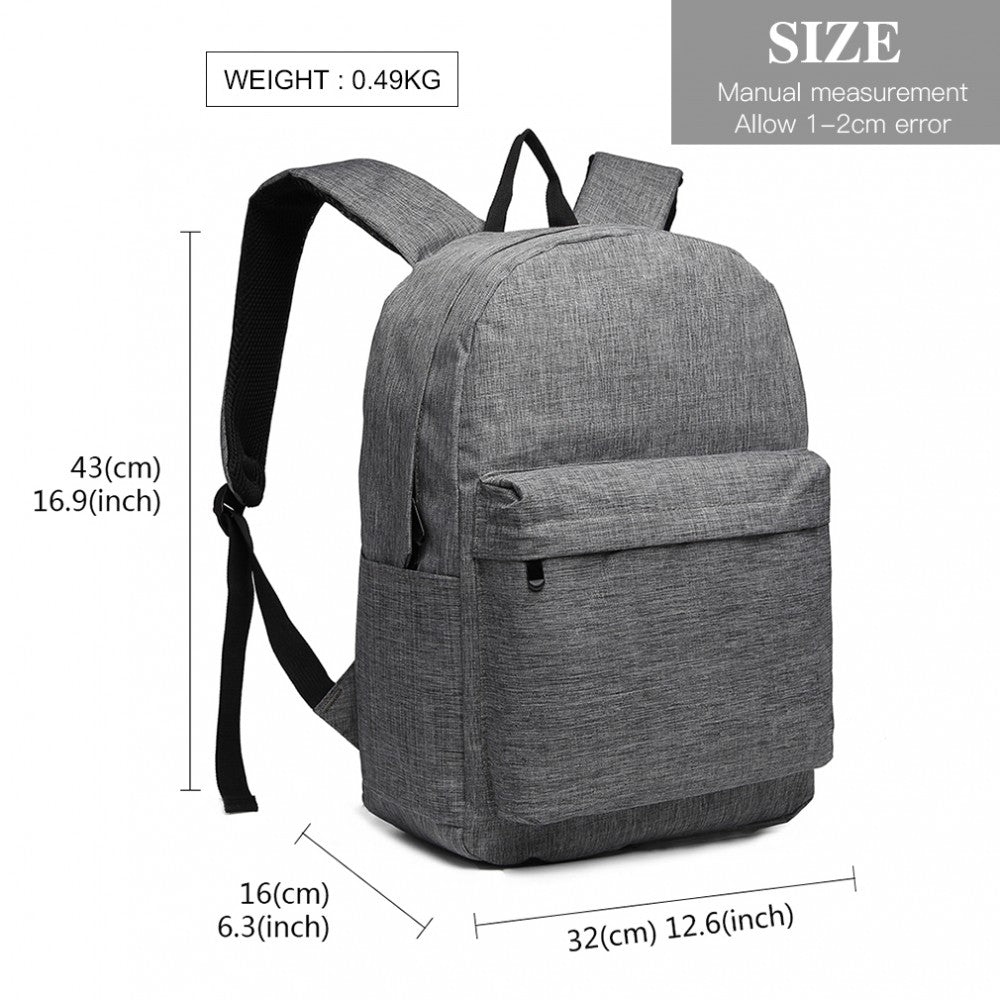 Kono Durable Polyester Everyday Backpack - E1930