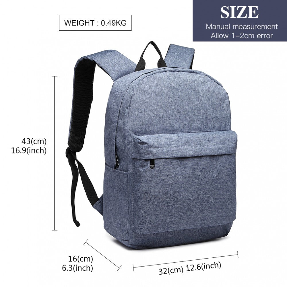 Kono Durable Polyester Everyday Backpack - E1930