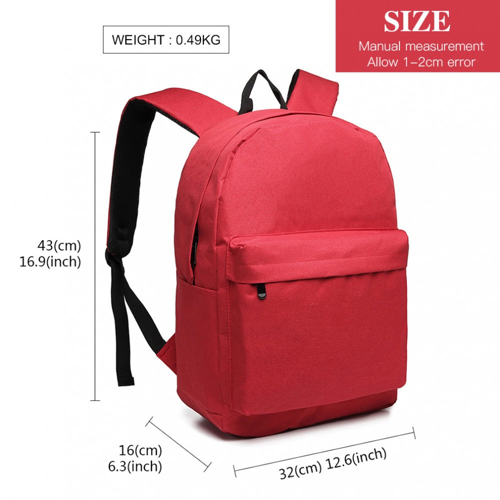 Kono Durable Polyester Everyday Backpack - E1930
