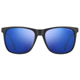 Tommy Hilfiger Shiny Blue Rounded Lens Matte Black Sunglasses One Size