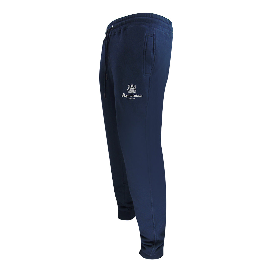 Aquascutum Active Basic Rib Track Pant Navy Tr001 11 Navy Blue Sweatpants Male