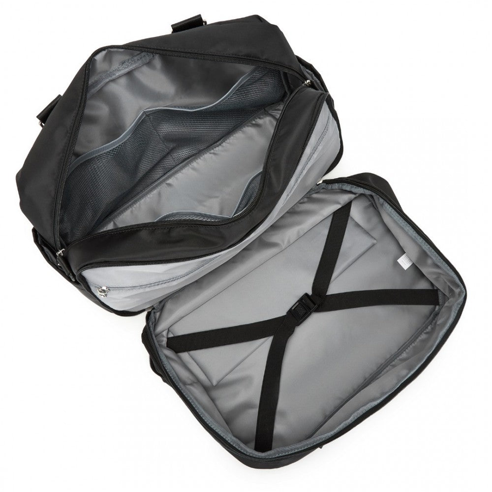 Kono Multi-Functional Travel Tote & Duffle Bag – Spacious with Expandable Compartment & Wet/Dry Pocket - TVK2430